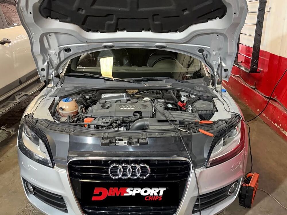 Audi TT en el taller de Dimsport Chips