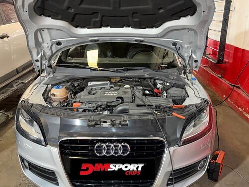 Audi TT en el taller de Dimsport Chips